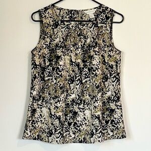 Christopher & Banks Multicolor Sleeveless Blouse - Size: Medium